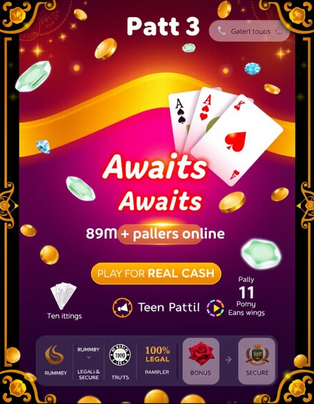 Teen Patti 3 Banner